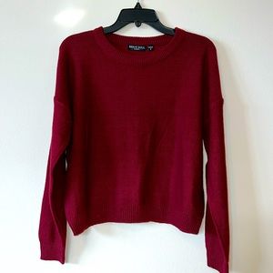 Brave Soul London Burgandy Sweater Size Small